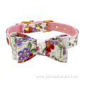 Hot Innovative Printing Flower Bow Tie Dog Collar